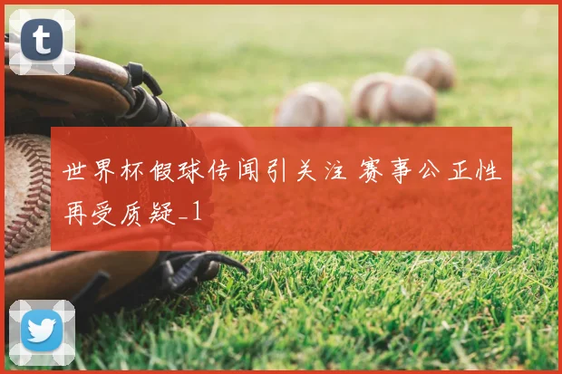 世界杯假球传闻引关注 赛事公正性再受质疑_1